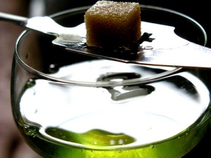 absinthe with brown sugar